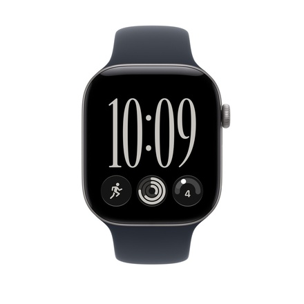 Apple 46mmケース用ネイビーブルースポーツバンド - S/M