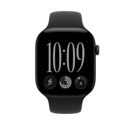 Apple 46mmケース用ブラックスポーツバンド - S/M