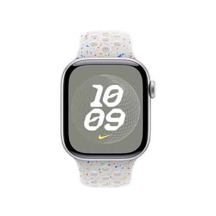 Apple Watchバンド 42mmケース用ピュアプラチナムNikeスポーツバンド - M/L