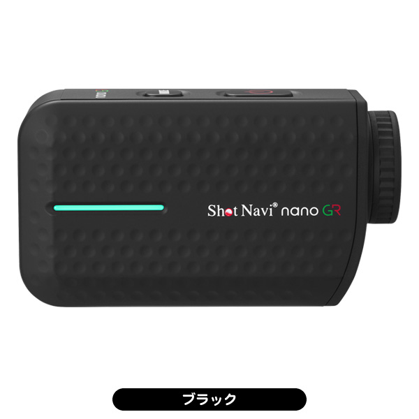 ショットナビ レーザースナイパー nano GR ゴルフ用レーザー距離計 ブラック