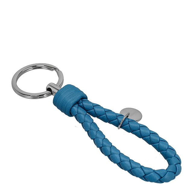 ボッテガ・ヴェネタ キーリング メンズ レディース ブランド BOTTEGA VENETA 113539-V3UN1 ブルー 高級 おしゃれ プレゼント 実用的