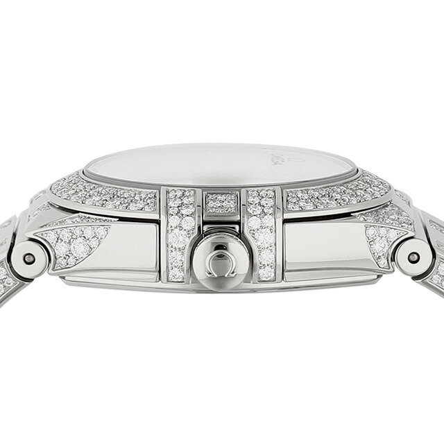 オメガ コンステレーション 28mm クォーツ 電池式 腕時計 レディース OMEGA 123.55.27.60.55.012 アナログ ホワイトゴールド 白 スイス製 高級 ブランド おしゃれ 防水 プレゼント 女性 実用的