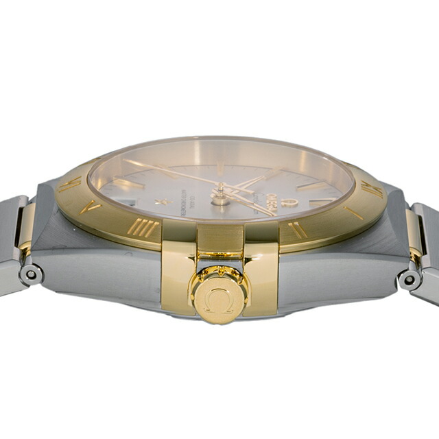 オメガ コンステレーション 36mm 自動巻き 腕時計 メンズ OMEGA 131.20.36.20.02.002 アナログ シルバー イエローゴールド スイス製 高級 ブランド おしゃれ 防水 プレゼント 男性 実用的