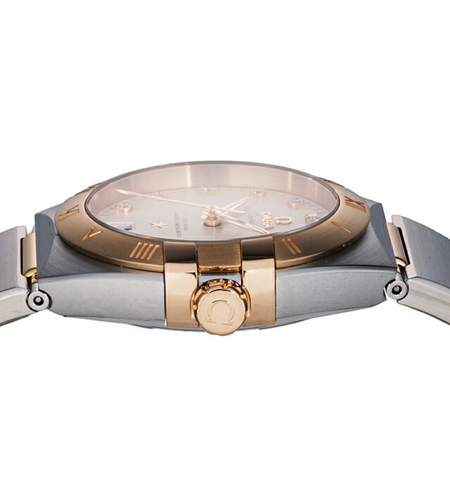 オメガ コンステレーション 36mm 自動巻き 腕時計 メンズ ダイヤモンド OMEGA 131.20.36.20.52.001 アナログ シルバー セドナゴールド スイス製 高級 ブランド おしゃれ 防水 プレゼント 男性 実用的