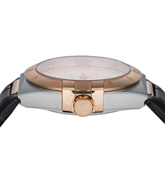 オメガ コンステレーション 39mm 自動巻き 腕時計 メンズ ダイヤモンド OMEGA 131.23.39.20.52.001 アナログ シルバー ブラウン スイス製 高級 ブランド おしゃれ 防水 プレゼント 男性 実用的