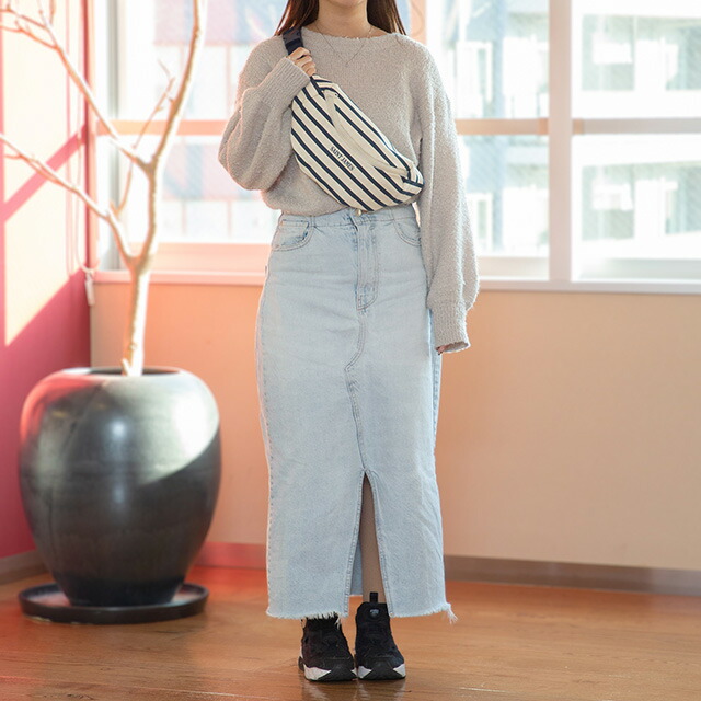 セントジェームス ボディバッグ メンズ レディース ブランド SAINT JAMES 1417 ネイビー／エクリュ