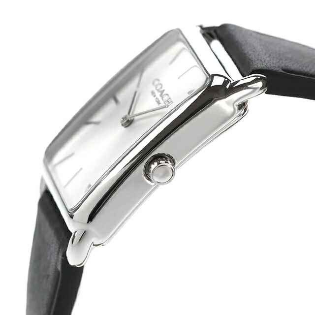 コーチ エリオット クォーツ 電池式 腕時計 ブランド メンズ レディース COACH 14400040 アナログ シルバー ブラック 黒 おしゃれ 防水 プレゼント 実用的