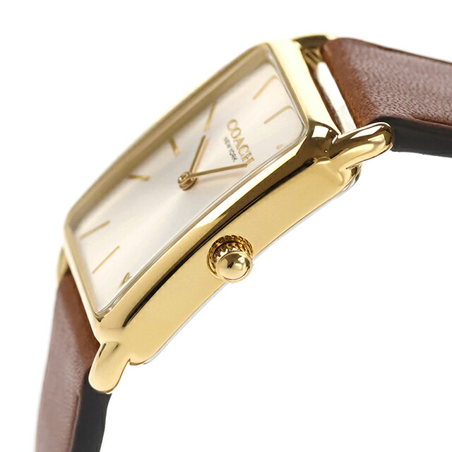 コーチ エリオット クォーツ 電池式 腕時計 ブランド メンズ レディース COACH 14400044 アナログ シルバー ブラウン おしゃれ 防水 プレゼント 実用的