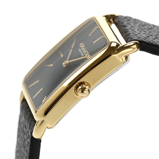 コーチ エリオット クォーツ 電池式 腕時計 ブランド メンズ レディース COACH 14400045 アナログ ブラック 黒 おしゃれ 防水 プレゼント 実用的