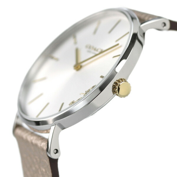 コーチ COACH 時計 レディース 14503157 ペリー 36mm 腕時計 シルバー×メタリックグレージュ