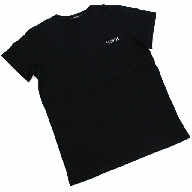 フォーティーンブロ Tシャツ メンズ 14BROS コットン100% イタリア 12679A3062B16 NERO ブラック ファッション 選べるモデル プレゼント 実用的