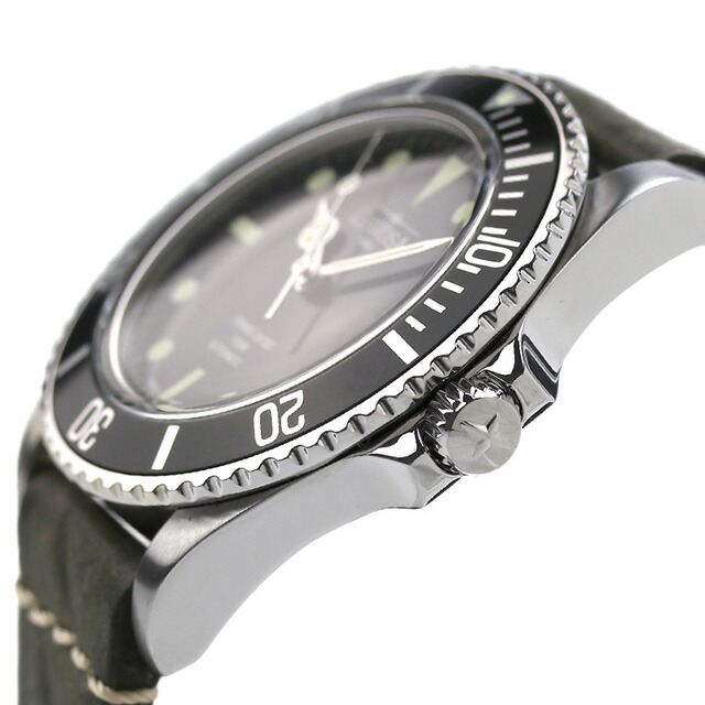 ダボサ テルノス シックスティズ 自動巻き 腕時計 メンズ DAVOSA 161.525.55 アナログ ブラック グレー 黒 スイス製 ブランド おしゃれ 防水 プレゼント 男性 実用的