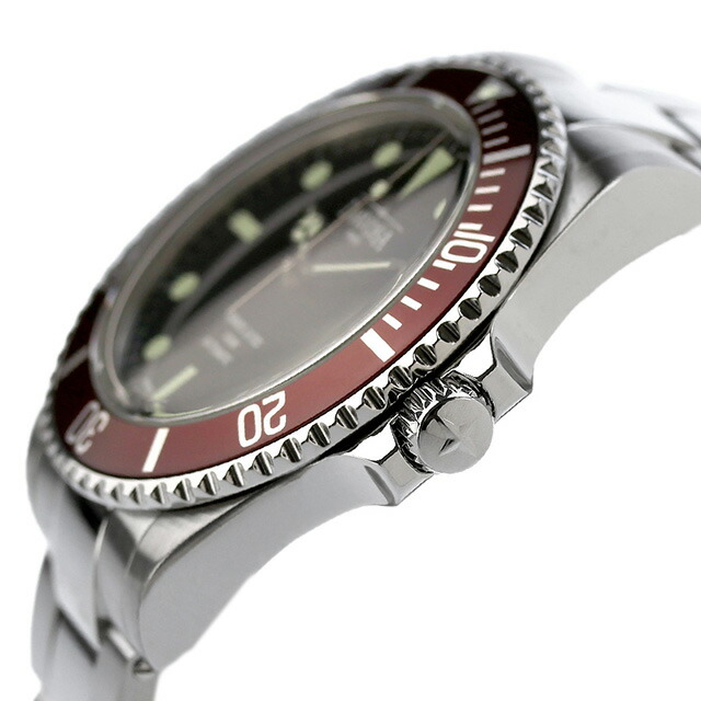 ダボサ テルノス シックスティズ バーガンディ 自動巻き 腕時計 メンズ DAVOSA 161.525.60 アナログ ブラック 黒 スイス製 ブランド おしゃれ 防水 プレゼント 男性 実用的