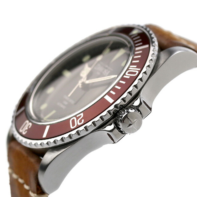 ダボサ テルノス シックスティズ バーガンディ 自動巻き 腕時計 メンズ DAVOSA 161.525.65 アナログ ブラック ブラウン 黒 スイス製 ブランド おしゃれ 防水 プレゼント 男性 実用的