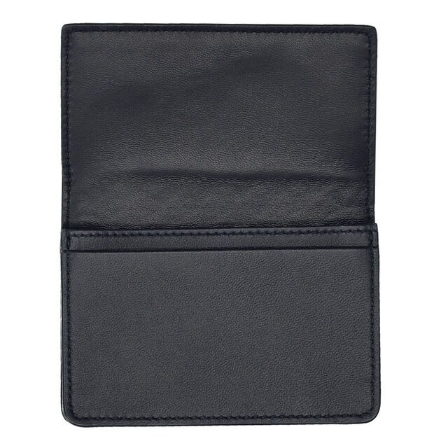 ボッテガ・ヴェネタ 名刺入れ メンズ レディース BOTTEGA VENETA イントレチャート レザー 174646 V3UN1 4045 ネイビー ブランド 高級 おしゃれ プレゼント 実用的