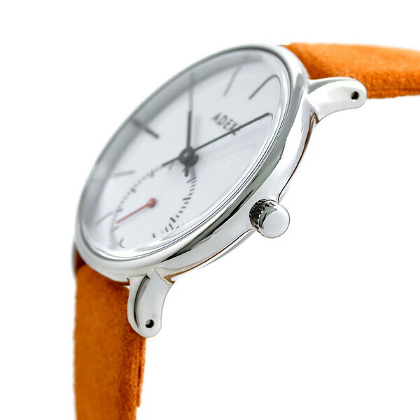 アデクス ADEXE 時計 スイートコレクション 33mm 1870B-07-JP18MAR プチ 腕時計 オレンジ ブランド おしゃれ 防水 プレゼント 男性 実用的
