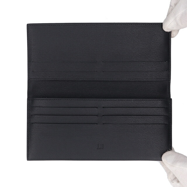 dunhill ダンヒル 財布 革 長財布 メンズ レザー サイドカー 19F2F10SGR 薄い スリム カード ビジネス 小銭入れ ブラック 男性 ウォレット ブランド 高級 おしゃれ プレゼント 実用的