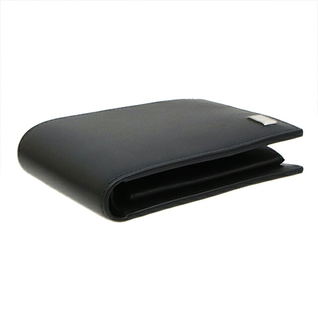 ダンヒル 二つ折り財布 コンパクト メンズ dunhill Sidecar 革 レザー 小銭入れあり 19F2F32AT001R ブラック ウォレット ブランド 高級 おしゃれ プレゼント 実用的
