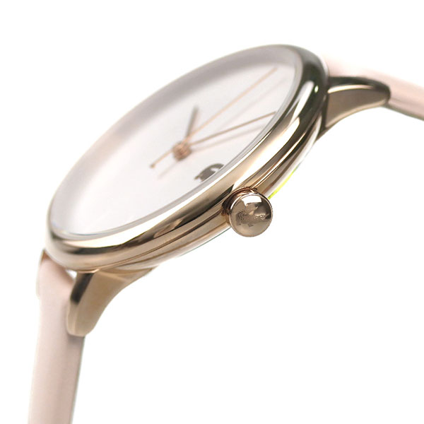 ラコステ 時計 34mm クオーツ レディース 腕時計 2001101 LACOSTE シルバー ピンク ブランド おしゃれ 防水 かわいい プレゼント 女性 実用的