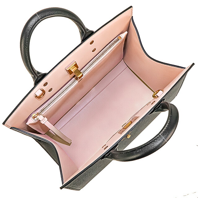 フェラガモ ハンドバッグ レディース Ferragamo 210398CALF NE BO 740 941 ブラック ピンク 軽量 小さめ 手提げ ブランド 高級 おしゃれ プレゼント 女性 実用的 かわいい