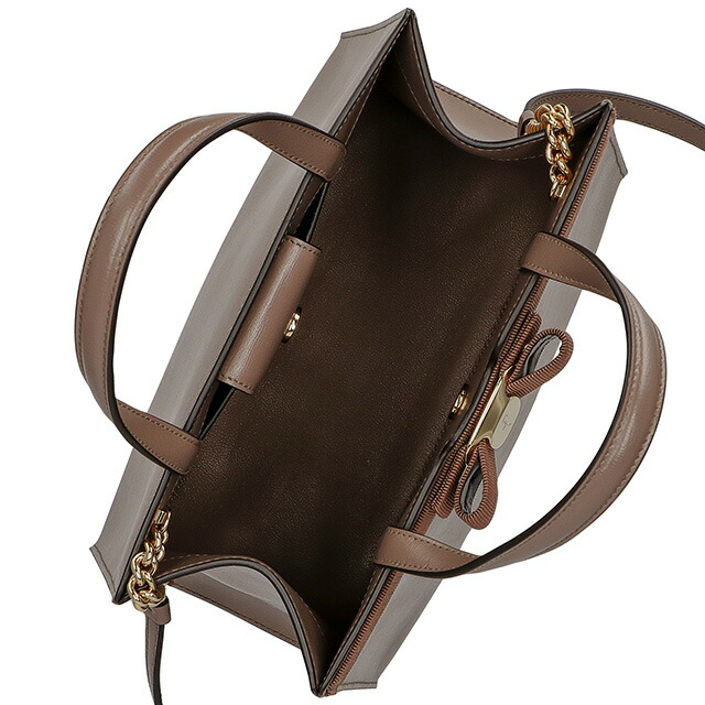 フェラガモ ハンドバッグ レディース Ferragamo 21I290CALF CARAW 741 078 ブラウン 軽量 小さめ 手提げ ブランド 高級 おしゃれ プレゼント 女性 実用的 かわいい