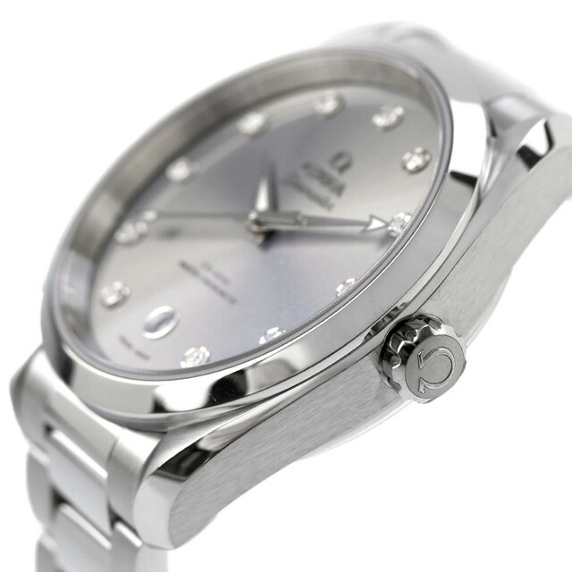 オメガ シーマスター アクアテラ 150M 38mm 自動巻き 腕時計 レディース ダイヤモンド OMEGA 220.10.38.20.56.001 アナログ グレー スイス製 高級 ブランド おしゃれ 防水 プレゼント 女性 実用的