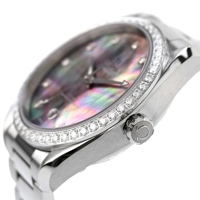 オメガ シーマスター アクアテラ 150M 38mm 自動巻き 腕時計 レディース ダイヤモンド OMEGA 220.15.38.20.57.001 アナログ グレーシェル スイス製 高級 ブランド おしゃれ 防水 プレゼント 女性 実用的