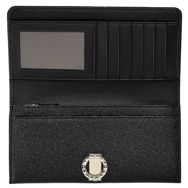 ブルガリ 長財布 メンズ BVLGARI 282526 BLK ブラック ウォレット ブランド 高級 おしゃれ プレゼント 実用的