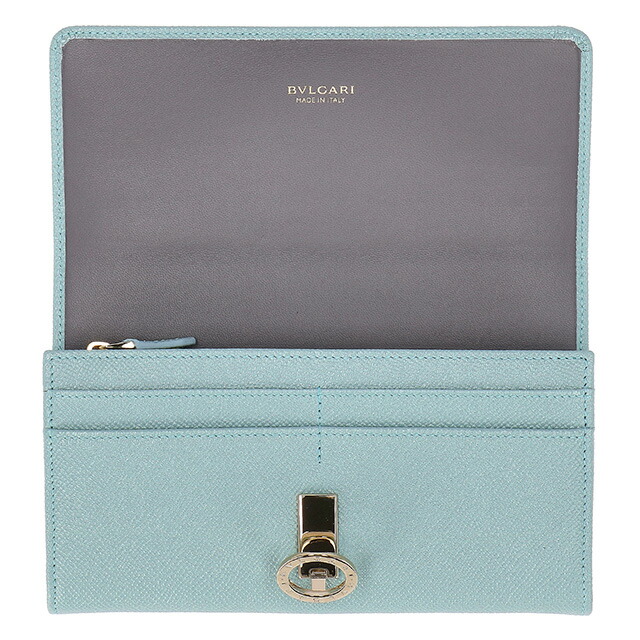 ブルガリ 長財布 レディース BVLGARI レザー 287271 GLATU ターコイズ ウォレット ブランド 高級 おしゃれ プレゼント 実用的