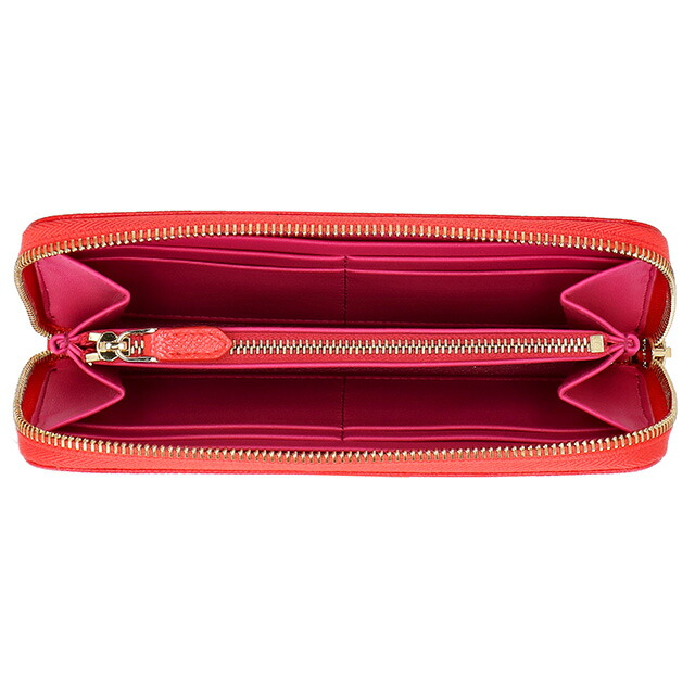 ブルガリ 長財布 レディース BVLGARI レザー 288182 SSCOR レッド ウォレット ブランド 高級 おしゃれ プレゼント 実用的