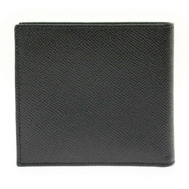 ブルガリ 二つ折り財布 メンズ BVLGARI 30396GRAIN BLK ブラック ウォレット ブランド 高級 おしゃれ プレゼント 実用的