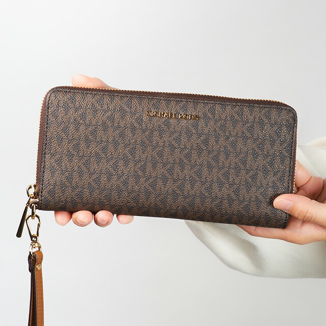 マイケルコース 長財布 メンズ レディース ブランド MICHAEL KORS 32F1GJ6E7B ダークブラウン