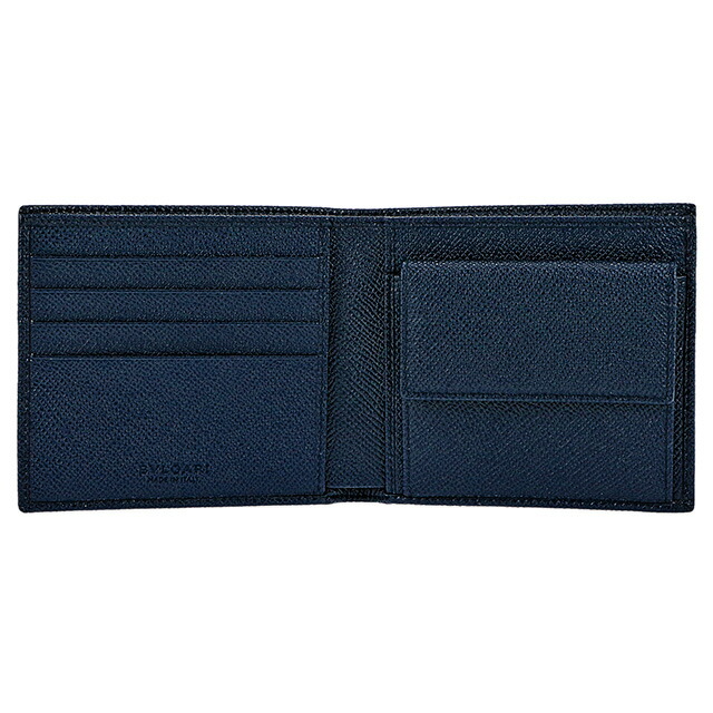 ブルガリ 二つ折り財布 メンズ ブランド BVLGARI 39324 DSAP デニムサファイア ウォレット 高級 おしゃれ プレゼント 実用的