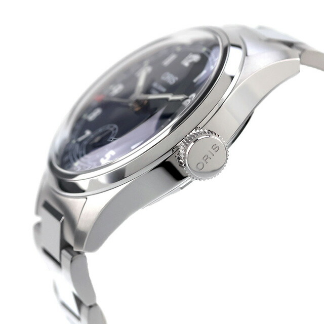 オリス ビッククラウン ポインターデイト 38mm 自動巻き 腕時計 ブランド メンズ レディース ORIS 01 403 7776 4065-07 8 19 06 アナログ ネイビー スイス製 高級 おしゃれ 防水 プレゼント 実用的