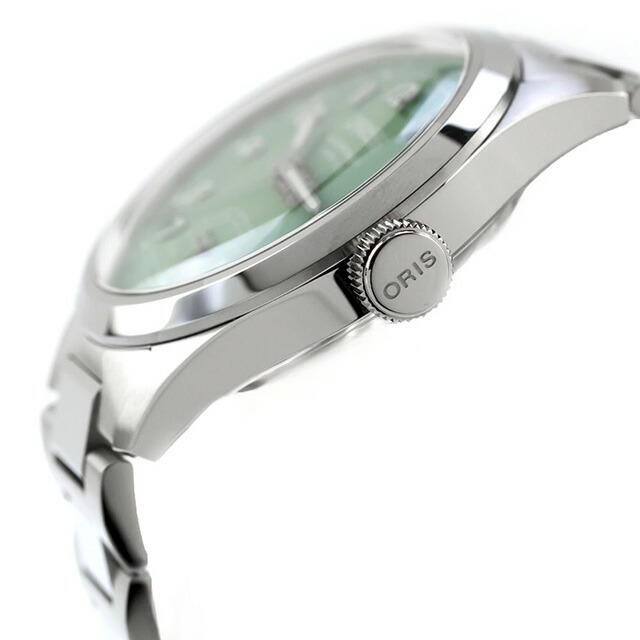 オリス ビッククラウン ポインターデイト 40mm 自動巻き 腕時計 ブランド メンズ ORIS 01 403 7799 4067-07 8 20 06 アナログ グリーン スイス製 高級 おしゃれ 防水 プレゼント 男性 実用的