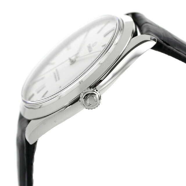 オメガ デ・ヴィル トレゾア 40mm 手巻き 腕時計 メンズ OMEGA 432.53.40.21.02.004 アナログ シルバー ブラック 黒 スイス製 高級 ブランド おしゃれ 防水 プレゼント 男性 実用的