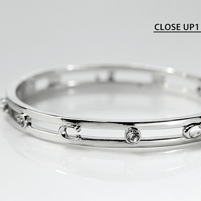 コーチ バングル レディース ブランド COACH ロゴ 506208RHO030 シルバー アクセサリー