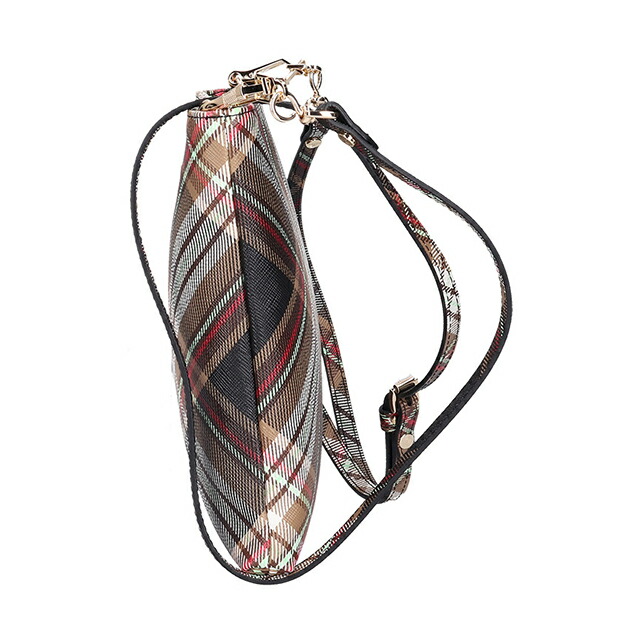 ヴィヴィアン ウエストウッド ショルダーバッグ レディース ブランド Vivienne Westwood ダービー クロスボディ 51160005U D101 TARTAN BROWN BLACK バッグ ビビアン 斜めがけ 高級 おしゃれ プレゼント 女性 実用的 かわいい
