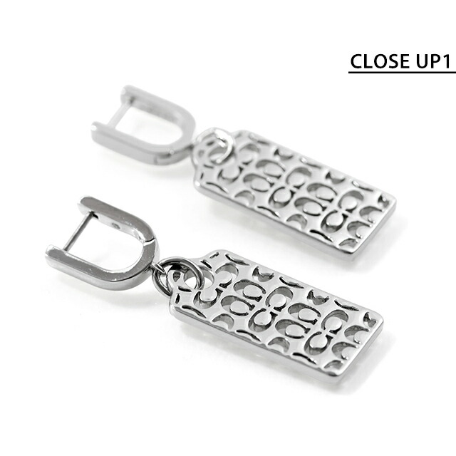 コーチ ピアス レディース ブランド COACH フープ 両耳用 517770RHO030 シルバー アクセサリー