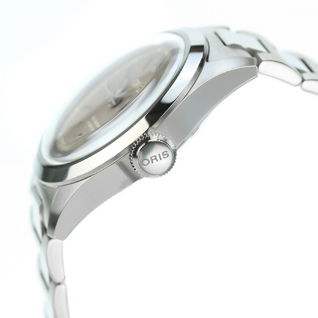 オリス ビッククラウン 34mm 自動巻き 腕時計 ブランド メンズ レディース ORIS 01 531 7797 4056-07 8 17 06 アナログ トープブラウン スイス製 高級 おしゃれ 防水 プレゼント 実用的