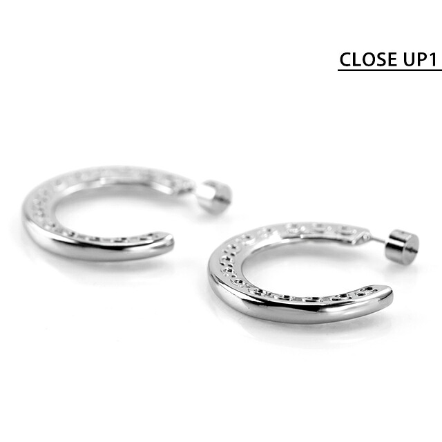 コーチ ピアス レディース ブランド COACH スタッド 両耳用 541371RHO030 シルバー アクセサリー