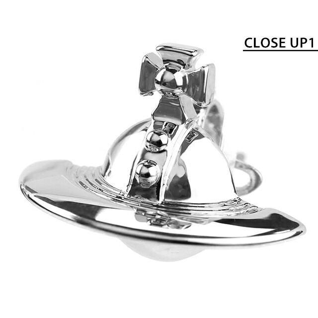 ヴィヴィアン ウエストウッド ピアス レディース ブランド Vivienne Westwood ロゴ スタッド 両耳用 62010038-02P019 シルバー アクセサリー ビビアン
