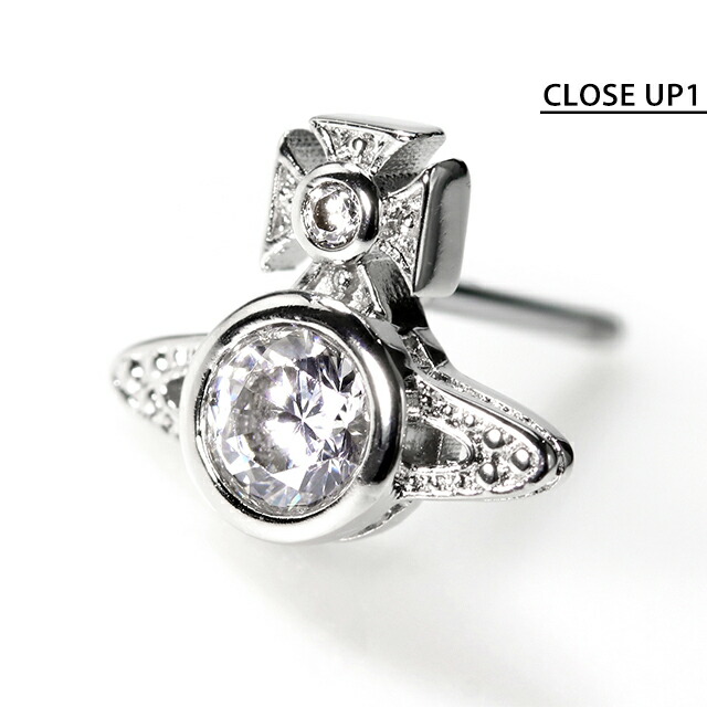 ヴィヴィアン ウエストウッド ピアス レディース ブランド Vivienne Westwood ロンドンオーブ スタッド 両耳用 62010220-02P102 シルバー アクセサリー ビビアン