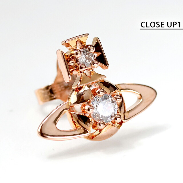 ヴィヴィアン ウエストウッド ピアス レディース Vivienne Westwood LEE オーブ ORB スタッド 両耳用 6201037C 02G103 ピンクゴールド アクセサリー ビビアン ジュエリー ブランド 高級 おしゃれ プレゼント 女性 実用的 かわいい