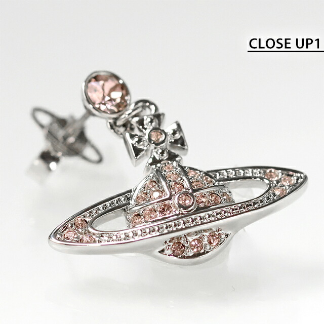 ヴィヴィアン ウエストウッド ピアス メンズ レディース ブランド Vivienne Westwood ミニ バス リリーフ スタッド 両耳用 62020025 02P656 シルバー ヴィンテージローズ アクセサリー ビビアン