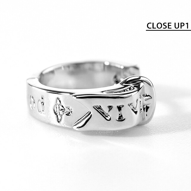 ヴィヴィアン ウエストウッド ピアス メンズ レディース ブランド Vivienne Westwood ボビー 真鍮 フープ 片耳用 62030053-02P019 シルバー アクセサリー ビビアン