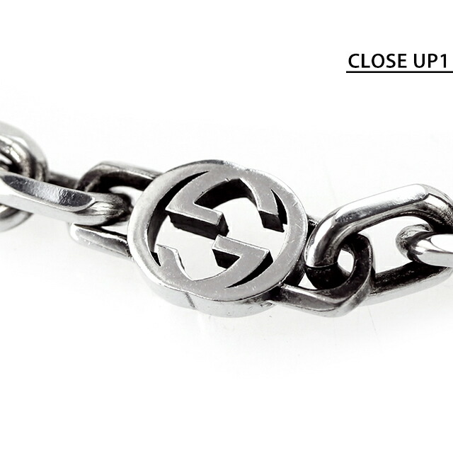 グッチ ブレスレット GUCCI インターロッキングG sterling silver メンズ レディース 620798 J8400 0811 シルバー アクセサリー ギフト プレゼント 実用的