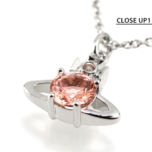 ヴィヴィアン ウエストウッド ネックレス ペンダント レディース Vivienne Westwood Reina 63020095 02P720 シルバー シャンパン アクセサリー ビビアン ジュエリー ブランド 高級 おしゃれ プレゼント 女性 実用的 かわいい