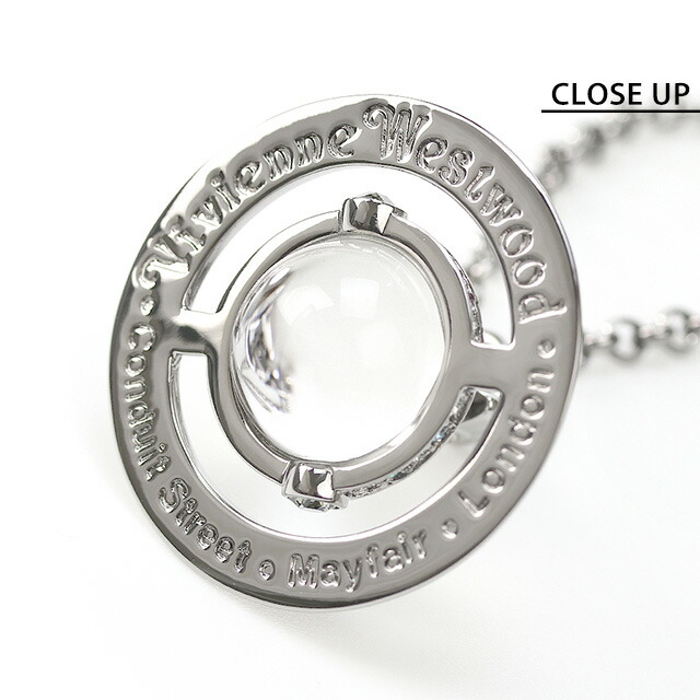 ヴィヴィアン ウエストウッド ネックレス Vivienne Westwood スモールオーブ ペンダント メンズ レディース ユニセックス 63020096-02P019 シルバー アクセサリー ギフト プレゼント 実用的