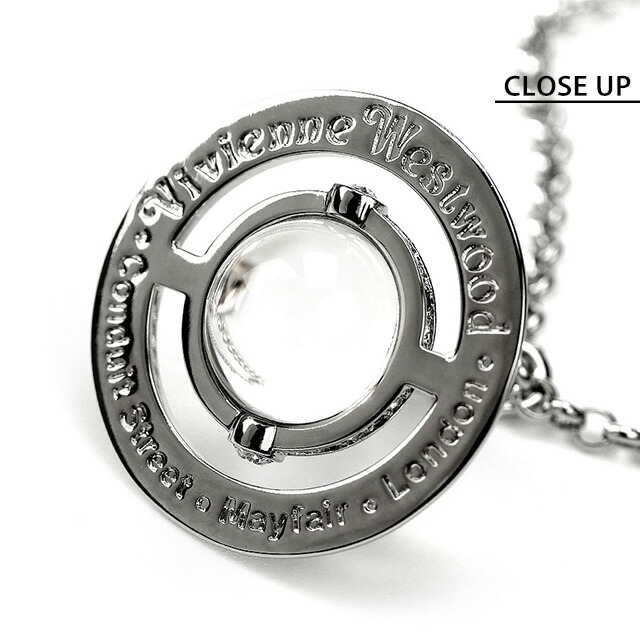 ヴィヴィアン ウエストウッド ネックレス ブランド Vivienne Westwood スモールオーブ ペンダント メンズ レディース ユニセックス 63020096-S001 ブラック アクセサリー ギフト プレゼント 実用的